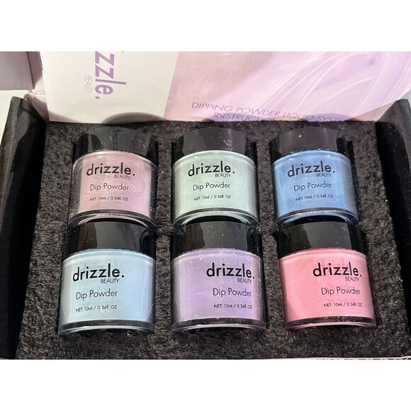 Nails Dipping Powder Drizzle Azure Latorice READ DESCRIPTION - Picture 4 of 4